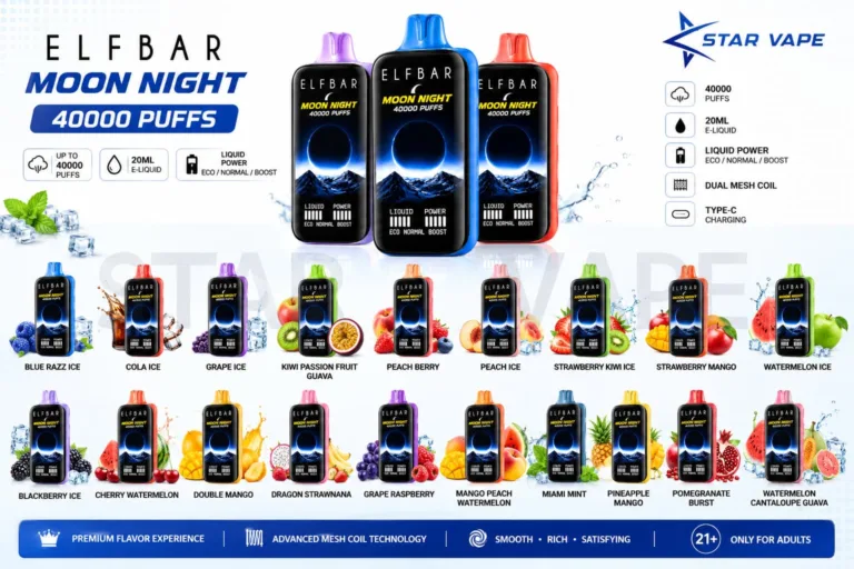 ELF BAR Moon Night 40000 Puffs Disposable Vape