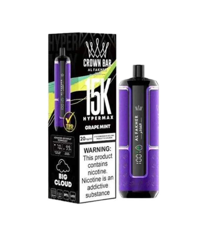Crown Bar Al Fakher 15000 Puffs Disposable Vape