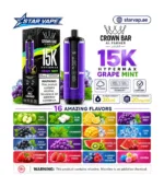 Crown Bar Al Fakher 15000 Puffs Disposable Vape