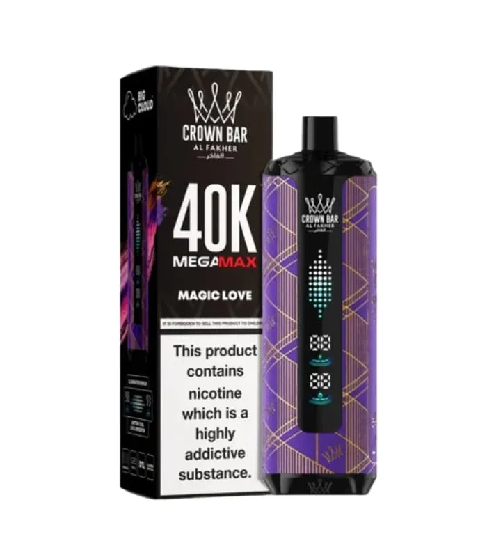 Crown Bar Al Fakher 40000 Puffs Mega Max Disposable Vape