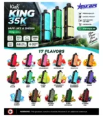 Kief King 35000 Puffs Disposable Vape 3MG