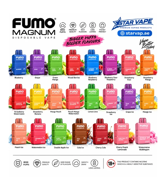 FUMMO Magnum 8000 Puffs Disposable Vape