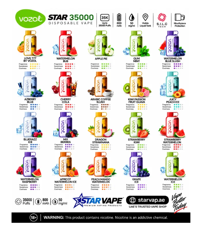 VOZOL Star 35000 Puffs Disposable Vape