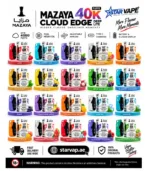 Mazaya Deep Lite Cloud Edge 40000 Puffs Disposable Vape