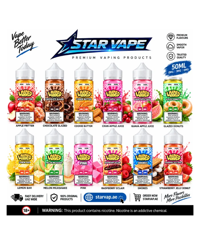 LOADED 120ml Freebase E-Liquid
