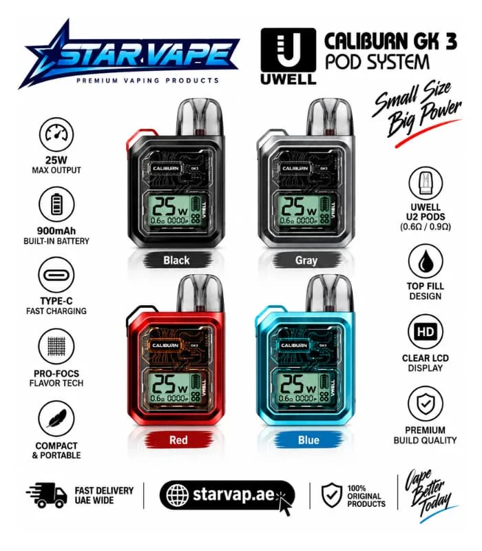 UWELL Caliburn GK3 Pod Kit