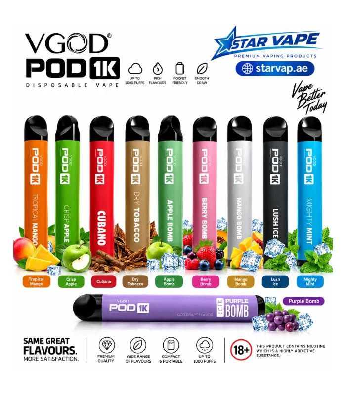 VGOD Pod 1K Disposable Vape