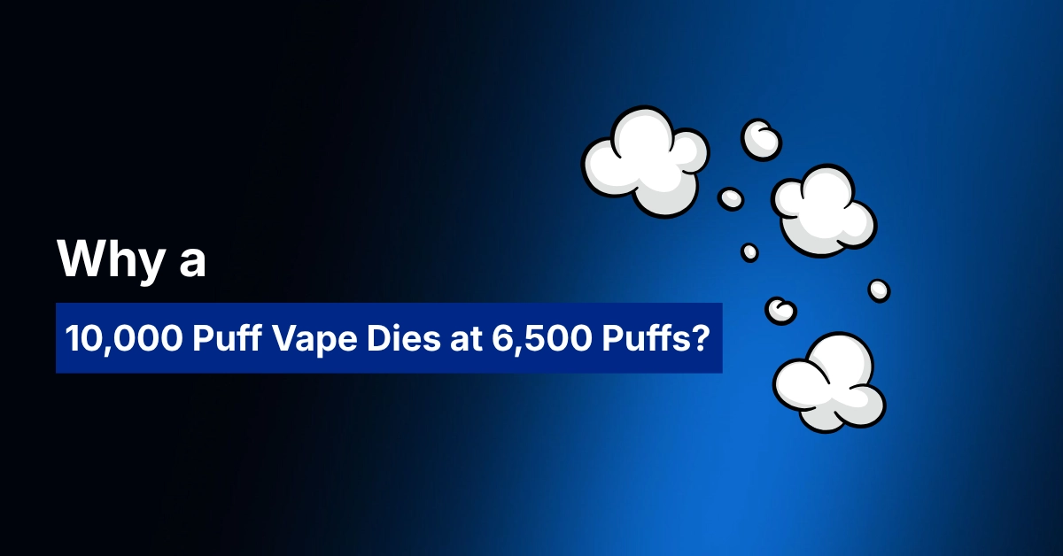 How draw length changes the real puff count of a 10,000 puff vape