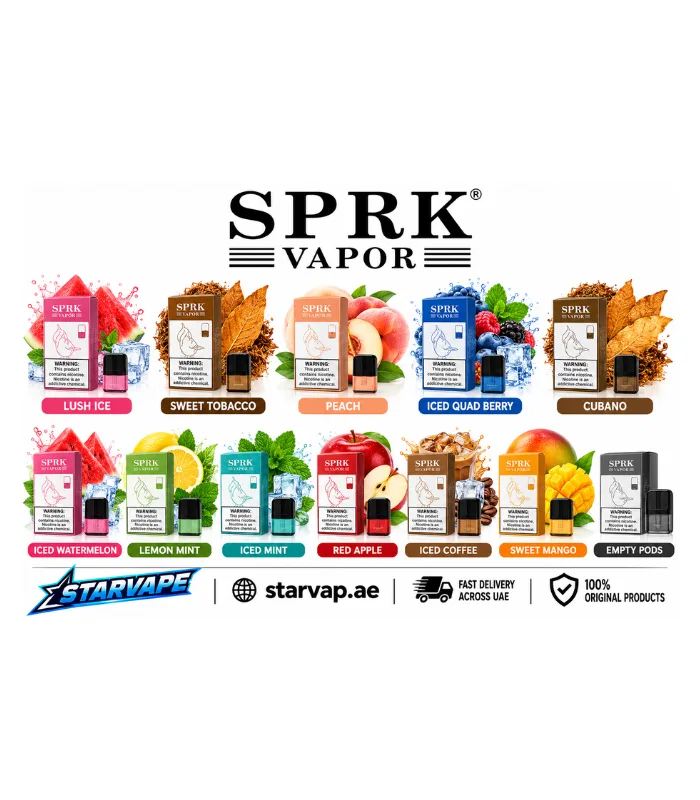 SPRK Vapor Pods for MYLE V4, Pack of 4