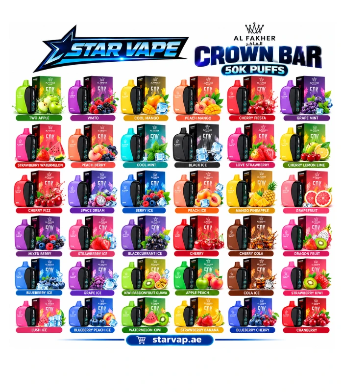 Crown Bar Al Fakher Cloud Box 50000 Puffs Disposable Vape