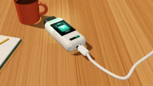 Rechargeable disposable vape charging with a Type-C cable